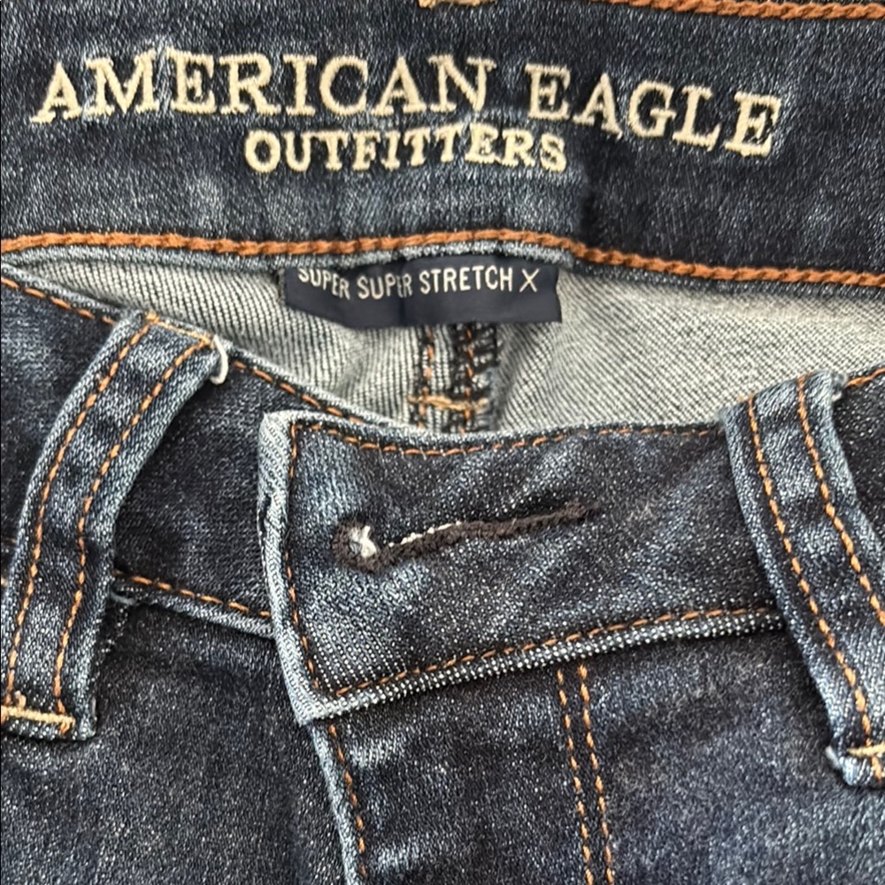 American Eagle Outfitters Blue Skinny Jeans Dark Wash